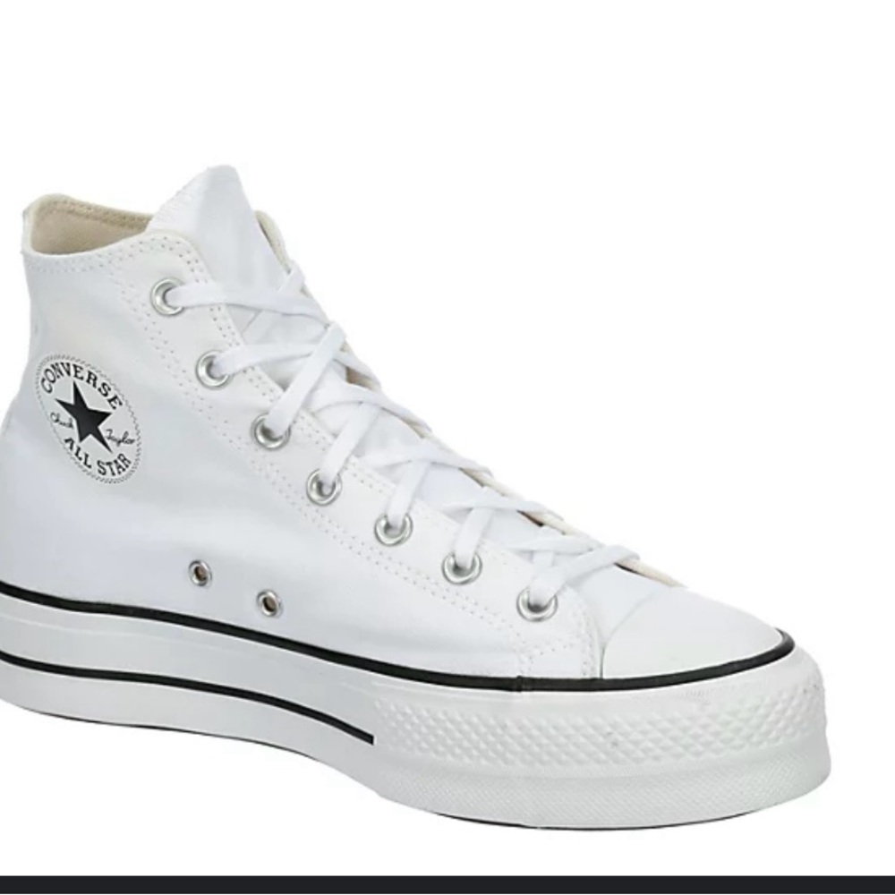 Converse White High-Top Sneakers Classic Design